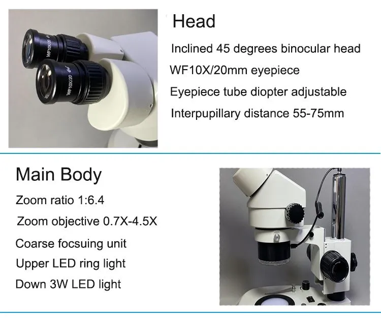 0.7-4.5X Binocular Stereoscopic Microscope for sale