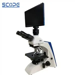 40X-1000X المجهر الرقمي البيولوجي مع شاشة LCD